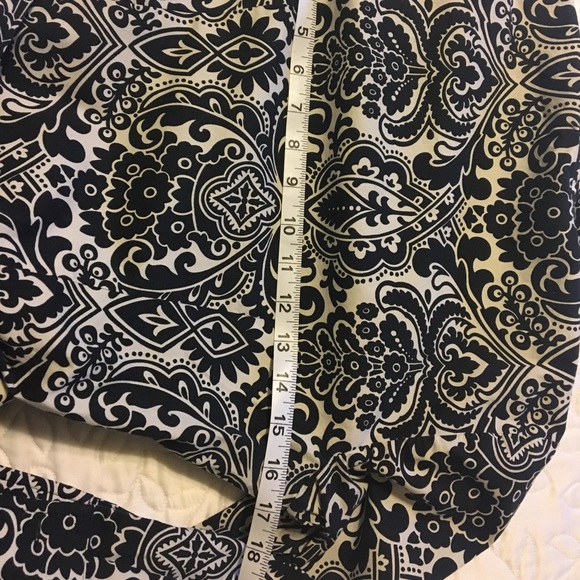 Ann Taylor Black & White Wrap Blouse - Size 2P - Picture 6 of 6